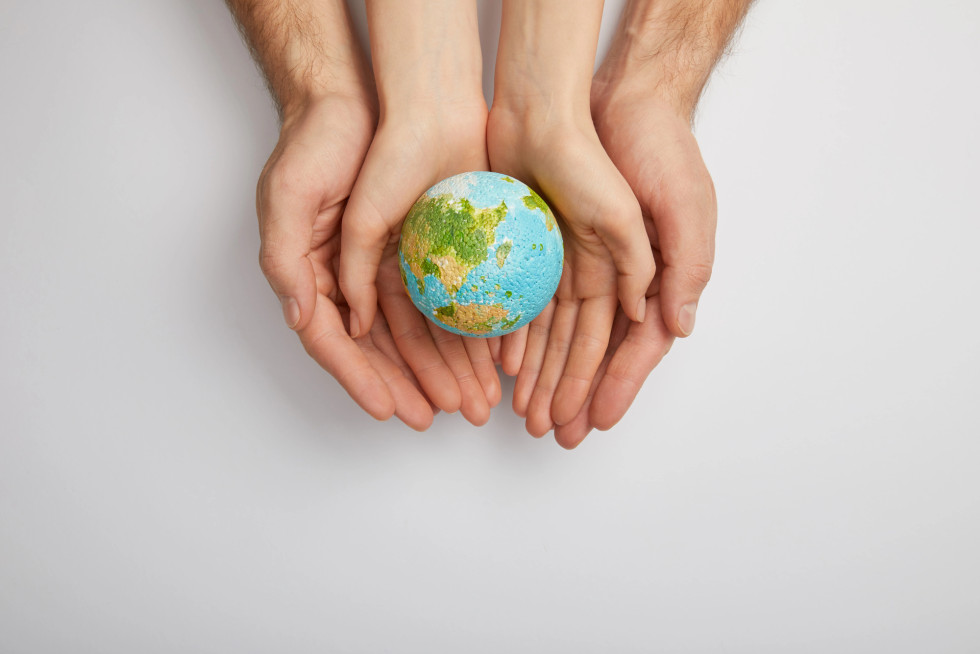 hands, earth